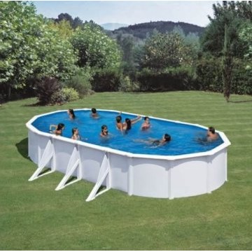 Piscine Acier H-Sol Blanche CLASSIC 7.44x3.99 1.32