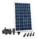 Pompe bassin SOLAIRE 600l/h + panneau + 2 ajutages