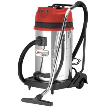 Aspirateur eau et poussière 2 moteurs 60L INOX