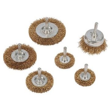 Jeu de 6 brosses métalliques