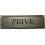 Panneau PC 170 X 50mm PRIVE