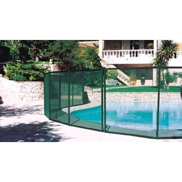 Barrière Souple Amovible Vert/Alu 5m Haut 1.22m