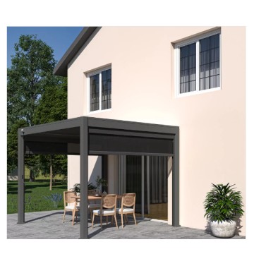 Pergola BIOCLIMATIQUE OMBREAS+STORE 3X3 ANTHRACI