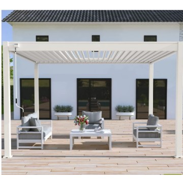 Pergola BIOCLIMATIQUE OMBREA 3X4 BLANC